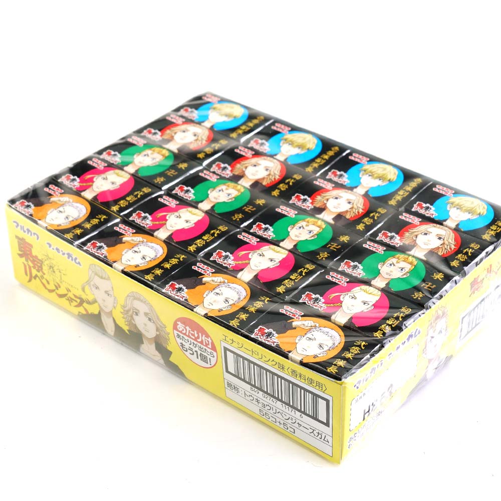 マルカワ 東京リベンジャーズ フーセンガム (55+5個あたり入) 駄菓子 まとめ買い・ガム系の駄菓子 駄菓子の卸・通販 ２丁目ひみつ基地