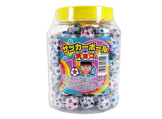 やおきん 業務用 お得用 サッカーボール チョコ 100個入 駄菓子のまとめ買い チョコ系の駄菓子 駄菓子の卸 通販 ２丁目ひみつ基地