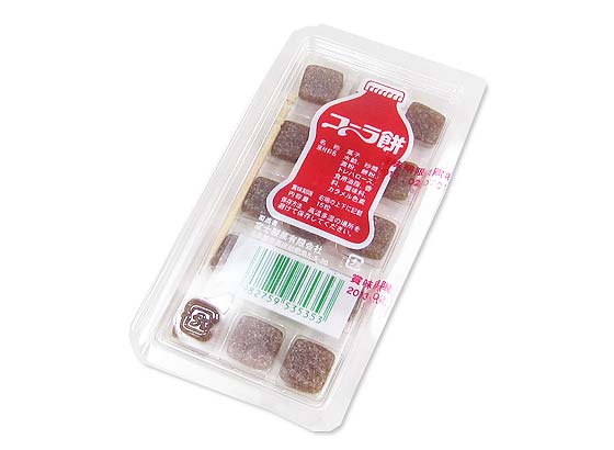 富士製菓 コーラ餅 （20個入） 【駄菓子のまとめ買い・グミ・お餅系の駄菓子】 駄菓子の卸・通販 ２丁目ひみつ基地