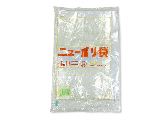 福助工業株式会社 ニューポリ袋 03 No.9 (プラ入) (1ケース：8000枚