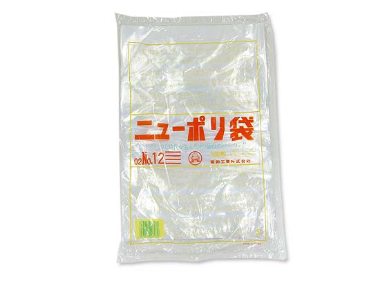 福助工業株式会社 ニューポリ袋 03 No.14 (紐付) (1ケース：3000枚